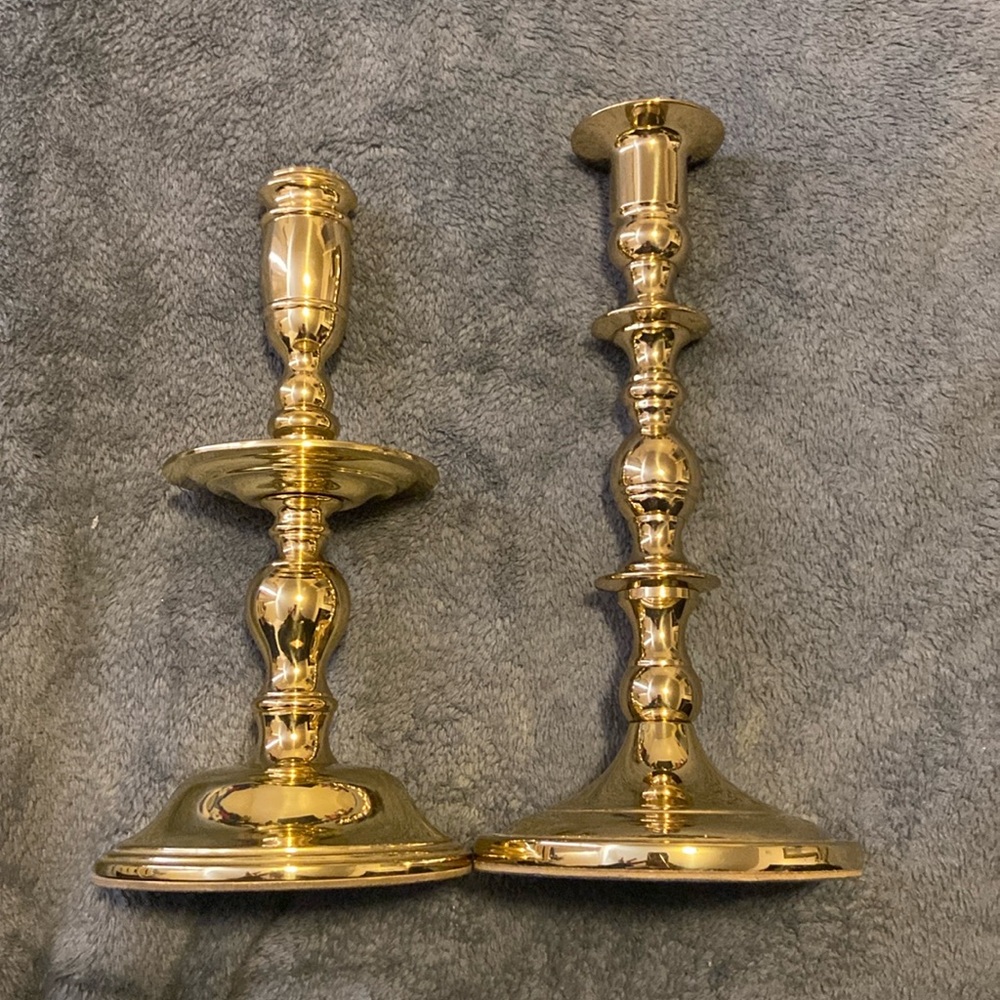 Baldwin Brass candlestick holders